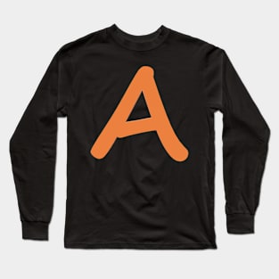 Letter A Long Sleeve T-Shirt